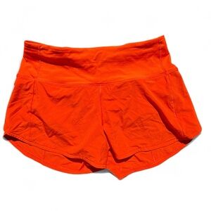 Lulu Lemon Women's Athletic Shorts in Bold Orange great condition.